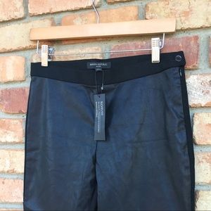 NWT BR Sloan Legging with Leather Panel